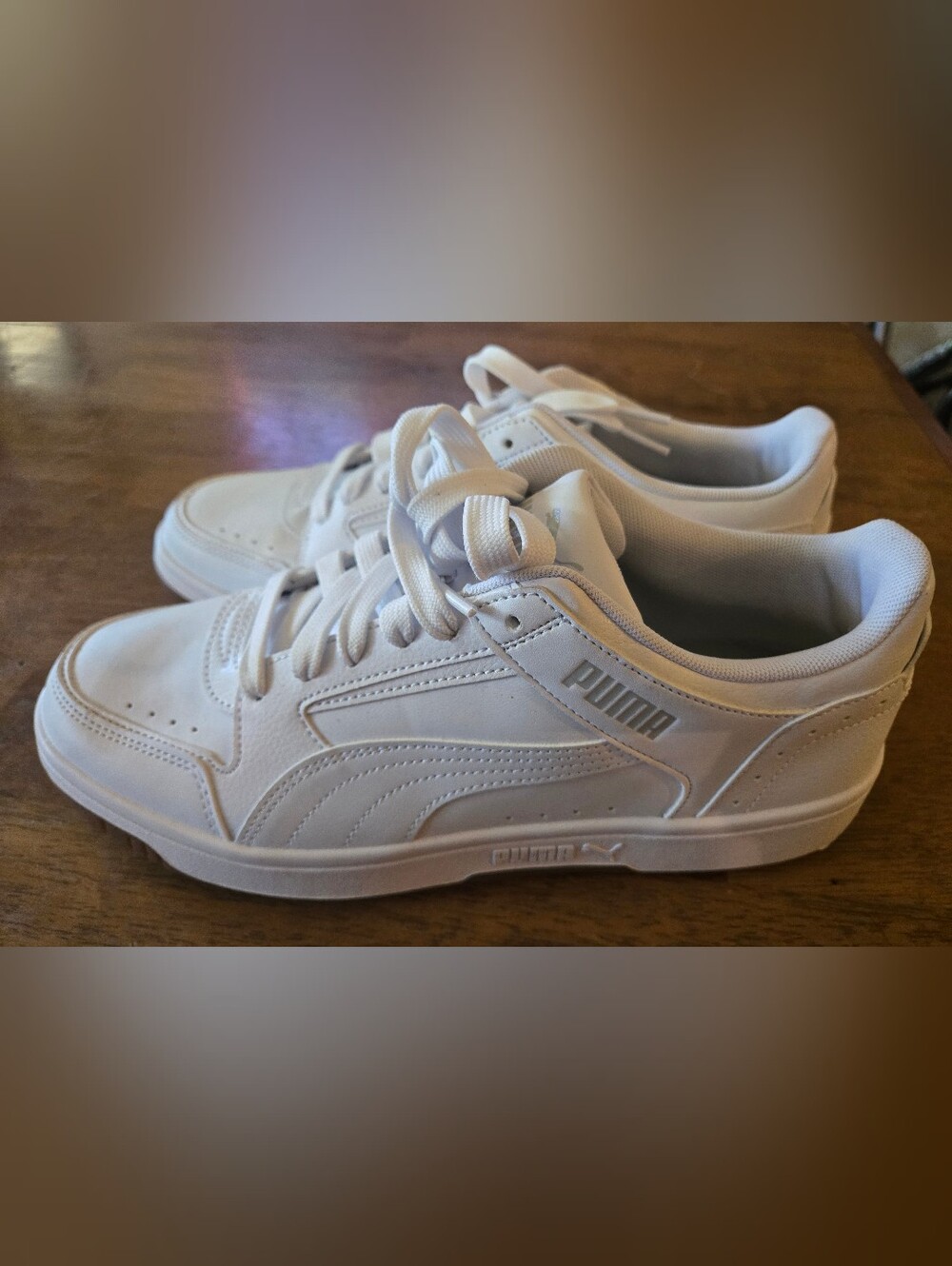 Puma Rebound Joy Low puma white-white-natural Men's 9